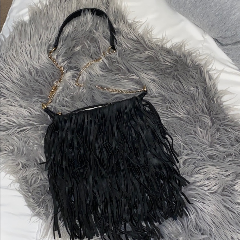 Fringe purse